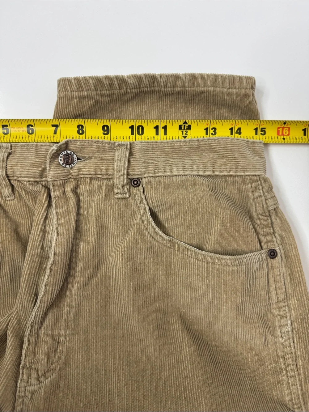 Vintage Route 66 Brown Corduroy Pants Tag Size 32x34 Y2K